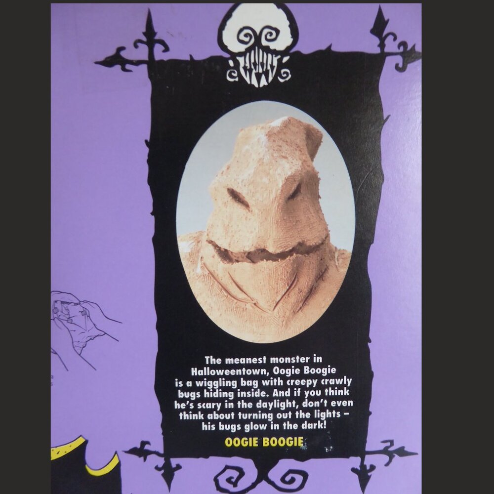 NEW VINTAGE 1993 HASBRO NIGHTMARE BEFORE CHRISTMAS OOGIE BOOGIE PLUSH WITH BUGS - Picture 5 of 10